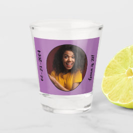 21歳の誕生日フォトフレーム ショットグラス