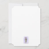 21歳の誕生日フォーマルパーティー招待 招待状 (裏面)