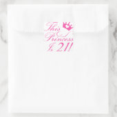 21歳の誕生日プリンセス スクエアシール (バッグ)