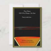 21歳の誕生日マティーニカクテルパーティー 招待状 (裏面)