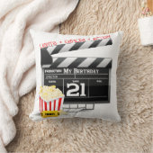 21歳の誕生日ムービーパーティー クッション (ブランケット)