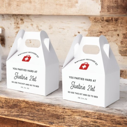 21歳の誕生日リカバリーキットハングオーバーキット フェイバーボックス