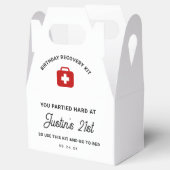 21歳の誕生日リカバリーキットハングオーバーキット フェイバーボックス (オープン)