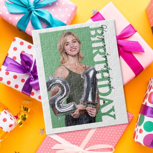 21歳の誕生日写真 大学のサークルパーティー ジグソーパズル