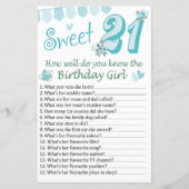 21歳の誕生日君は誕生日をどれだけ知っているか (正面)