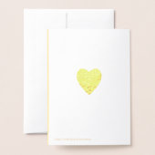 21歳の誕生日応援から21歳の写真 箔カード (裏面封筒付き)