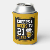 21歳の誕生日応援とビールから21歳 缶クーラー (缶裏面)