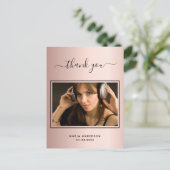21歳の誕生日感謝していお客様の写真バラ金ゴールド ポストカード (スタンド正面)