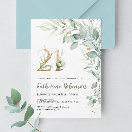 21歳の誕生日招待状のために彼女の大人誕生日 招待状