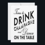 21歳の誕生日招待状の時間がシャンパンを飲む 招待状<br><div class="desc">このおもしろい気のあるそぶりをしたと招待は21歳の誕生日パーティーに最適だ。おもし客様のご要望に応じて、お客様のパーティー連絡に追加の調整項目が必要です()。</div>