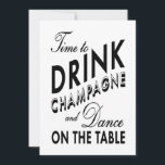 21歳の誕生日招待状の時間がシャンパンを飲む 招待状<br><div class="desc">このおもしろい気のあるそぶりをしたと招待は21歳の誕生日パーティーに最適だ。おもし客様のご要望に応じて、お客様のパーティー連絡に追加の調整項目が必要です()。</div>