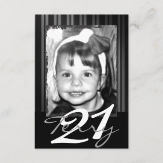 21歳の誕生日招待状 招待状