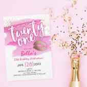 21歳の誕生日招待状 招待状