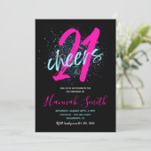 21歳の誕生日招待状 | 21歳の誕生日 招待状 (スタンド正面)