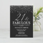 21歳の誕生日21歳と素晴らしい銀 招待状 (スタンド正面)