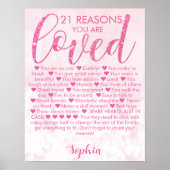 21歳の誕生日21私たちがあなたを愛する理由グラマラス ポスター (正面)