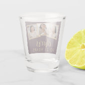 21歳の誕生日3-Photo Mauve Purpleスクリプト応援 ショットグラス (裏面)