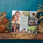 21歳の誕生日7フォトコラージュニュートラルDove Gray フォトプラーク (側面)