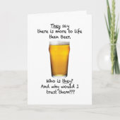 **21歳の誕生日**あなたは、今頭が切れるすぐ騙される カード (正面)