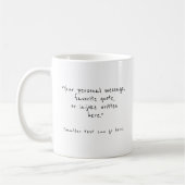 21歳の誕生日 カスタム写真とメッセージ コーヒーマグ コーヒーマグカップ (左)