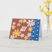 21歳の誕生日 カード (黄色い花)