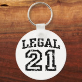 21歳の誕生日 キーホルダー (正面)