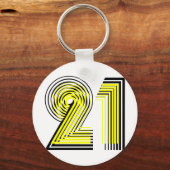 21歳の誕生日 キーホルダー (正面)