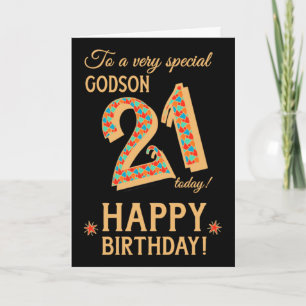 21歳の誕生日、ゴッドソンにとって金ゴールド効果がブラック カード