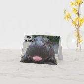 **21歳の誕生日**ヒッポコメディアン カード (黄色い花)