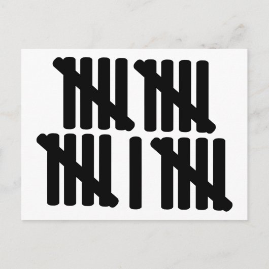 21歳の誕生日 ポストカード (正面)