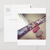 21歳の誕生日 ポストカード (正面/裏面)