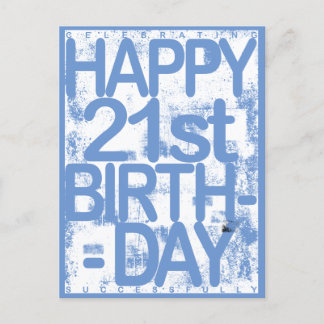 21歳の誕生日 ポストカード