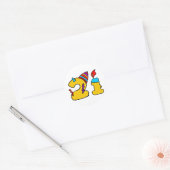 21歳の誕生日 ラウンドシール (封筒)