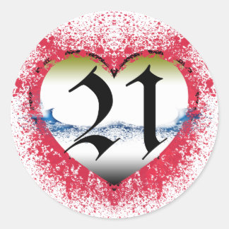 21歳の誕生日 ラウンドシール