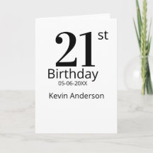 21歳の誕生日 名前と日にち 太字