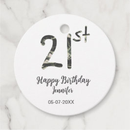 21歳の誕生日 名前 日付 年 テンプレート 黒 フェイバータグ