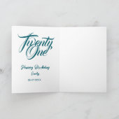 21歳の誕生日 名前 日付 年 青 テンプレート この (内部)