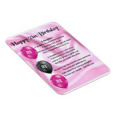 21歳の誕生日、女詩マグネット マグネット (右側)