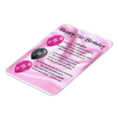 21歳の誕生日、女詩マグネット マグネット (左側)