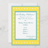 21歳の誕生日 招待状 (裏面)