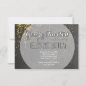 21歳の誕生日 招待状 (正面)