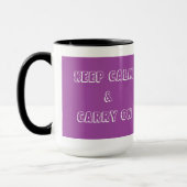 21歳の誕生日(紫) マグカップ (左)