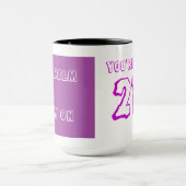 21歳の誕生日(紫) マグカップ (中央)