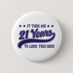 21歳の誕生日 缶バッジ