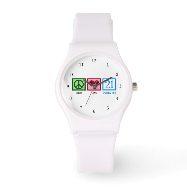 21歳の誕生日 腕時計 (正面)