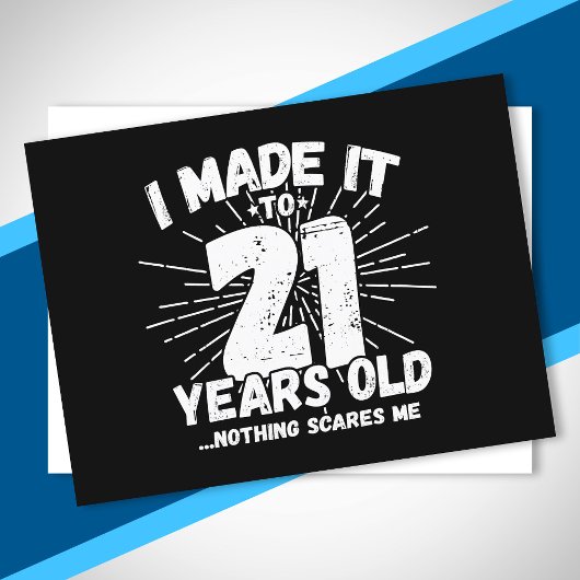 21歳の誕生日 - 誕生日ミーム - 面白い21歳 ポストカード