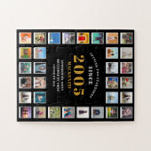 21歳の誕生日 2005年 家族の思い出 フォトコラージュ ジグソーパズル (横)