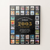 21歳の誕生日 2005年 家族の思い出 フォトコラージュ ジグソーパズル (縦)