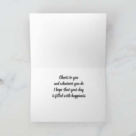 **21歳の誕生日*** SIP SIP HOORAY!!!!カード カード (内部)