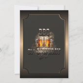 21歳の誕生日BBQパーティー招待状 招待状 (裏面)